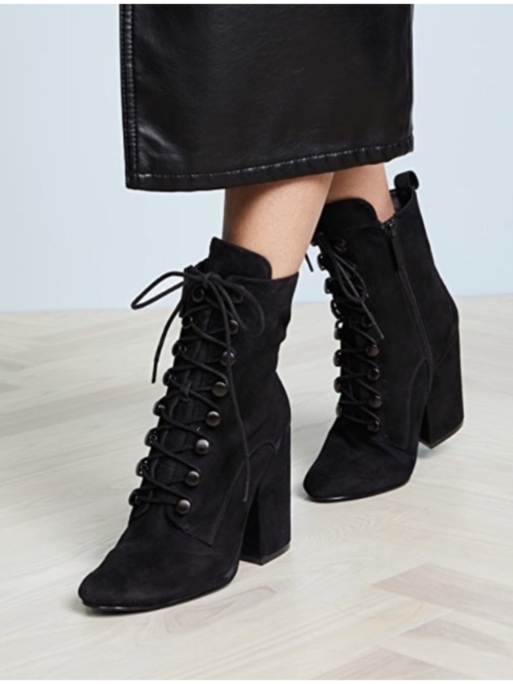 $195 NEW Kendall and Kylie Bridget Suede Booties 7.5